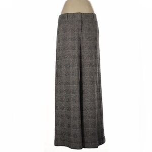 Worth New York Wool Silk Blend Plaid Trousers